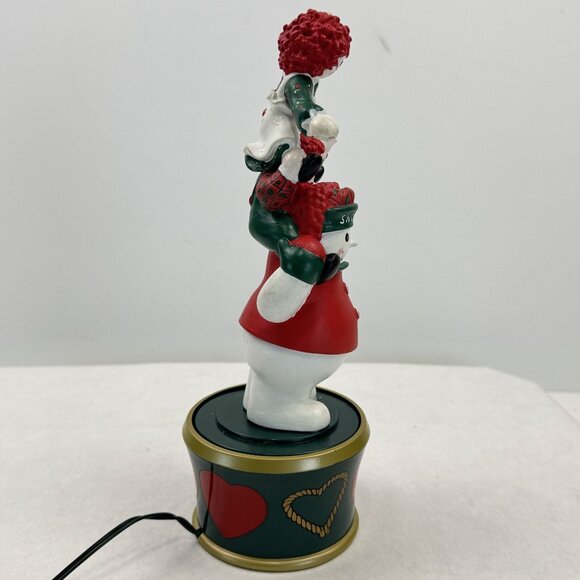 Vintage 1998 Mr Christmas Raggedy Ann & Andy Snowden Twirling Table Top Animated - Picture 5 of 13
